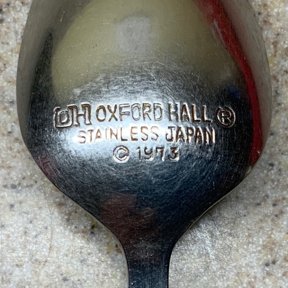 23 PIECE SET Oxford Hall VINTAGE 1973 Japan Stainless YELLOW Flatware - Picture 10 of 10